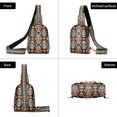 thumbnail image 7 of FORMRS Womens Crossbody Sling Bag Travel Daypack Shoulder Chest Backpack, Blue Geometric, 7 of 7