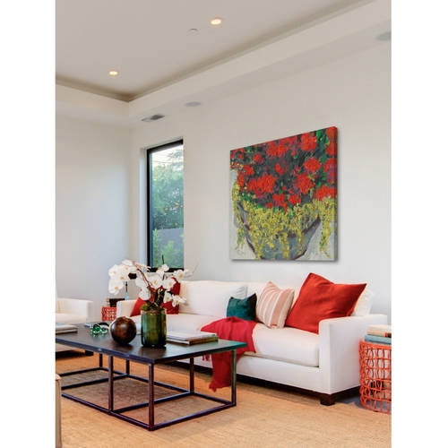 Marmont Hill "Potted Plant III" Painting Print on Wrapped Canvas
