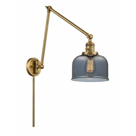 

Innovations 238-BB-G73 Large Bell 1 Light Swing Arm part of the Franklin Restoration Collection Brushed Brass