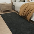 thumbnail image 6 of Ottomanson Plush Area Rug 2'7" x 5' – Soft Non-Slip Washable Accent Rug, Charcoal, 6 of 9