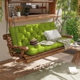 thumbnail image 7 of Kimunuk Outdoor Porch Swing Cushion, 60" X 40" X 5" Waterproof Bench Chair Replacement Cushion with 6 Ties for Patio, Grass Green, 7 of 7
