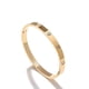 thumbnail image 1 of Brazalete de oro laminado con zirconias, 1 of 6