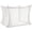 White, variant on Camping Mosquito Net Tent Outdoor Fine Mesh Fly Net Tent Rectangular Mosquito Net Lightweight Mesh Canopy for Camping（70inX236inX98in）