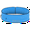 Blue, variant on RDRKR FlexiStash Elastic Spandex Waistbelt for Running Walking Travel Workout Fitness(Black Medium)