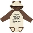 thumbnail image 3 of Inktastic Memaw and Papaw Love Me Girls Long Sleeve Baby Bodysuit, 3 of 5