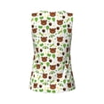 thumbnail image 5 of Sigee Cute Bear for Women's Workout Tank Top,Running Tank Tops,Sleeveless Gym Clothes, 5 of 8