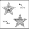 thumbnail image 2 of Broche de estrella de aleación con incrustaciones de diamantes de imitación para ropa, broche de moda para traje, elegante broche de insignia para damas., 2 of 4