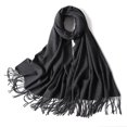 thumbnail image 1 of Bufanda de invierno para mujer, chales, abrigo a la moda a cuadros, bufandas gruesas cálidas de Cachemira, Pashmina para mujer, Ba femenino LingWen 8390612342288, 1 of 1
