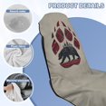 thumbnail image 7 of Kuiaobaty Aztec Bear Print Car Seat Towel Covers Front Seats Bear Claw Print Car Seat Hoodie Cover 60 x 33 Inch Absorbent Microfiber Towels for Gym Workout, Running, Swimming, Beach and Hiking, 7 of 7