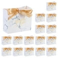 thumbnail image 1 of 36Pzs Bolsas de Regalo de Agradecimiento con Cintas de Color Champán para Graduación Boda Blanco, 1 of 7