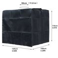 thumbnail image 2 of Cubierta protectora IBC para tanque de agua de 1000L, cubierta protectora para tanque IBC, tanque de agua de lluvia (negro), 120×100×116, 2 of 2