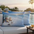 thumbnail image 2 of Outdoor Pillow Cover Beach Starfish Set of 2 Waterproof Throw Pillowcases Pine Cones Decorative Patio Furniture Pillows for Couch Garden Indoor & Outdoor Use, 2 of 9