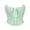 Green, variant on FASHOFT Green Corset Tops For Women French Jacquard Strapless Boned Yellow Lace Up Bustier Vest Waist Cinching Outerwear Body Shaper Top Yellow Corset L