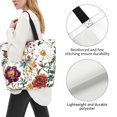 thumbnail image 5 of Large Capacity Single Shoulder Shopping Bag 19.7×15.7×5.9in Main Pocket Large To Accommodate Your Daily Needs Can Be Portable Can Be A Single Shoulder Back Flowers, 5 of 8