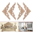 thumbnail image 3 of 4 Uds de apliques de tallada para muebles Perfecl Aplique tallado en madera 12x12CM, 3 of 8