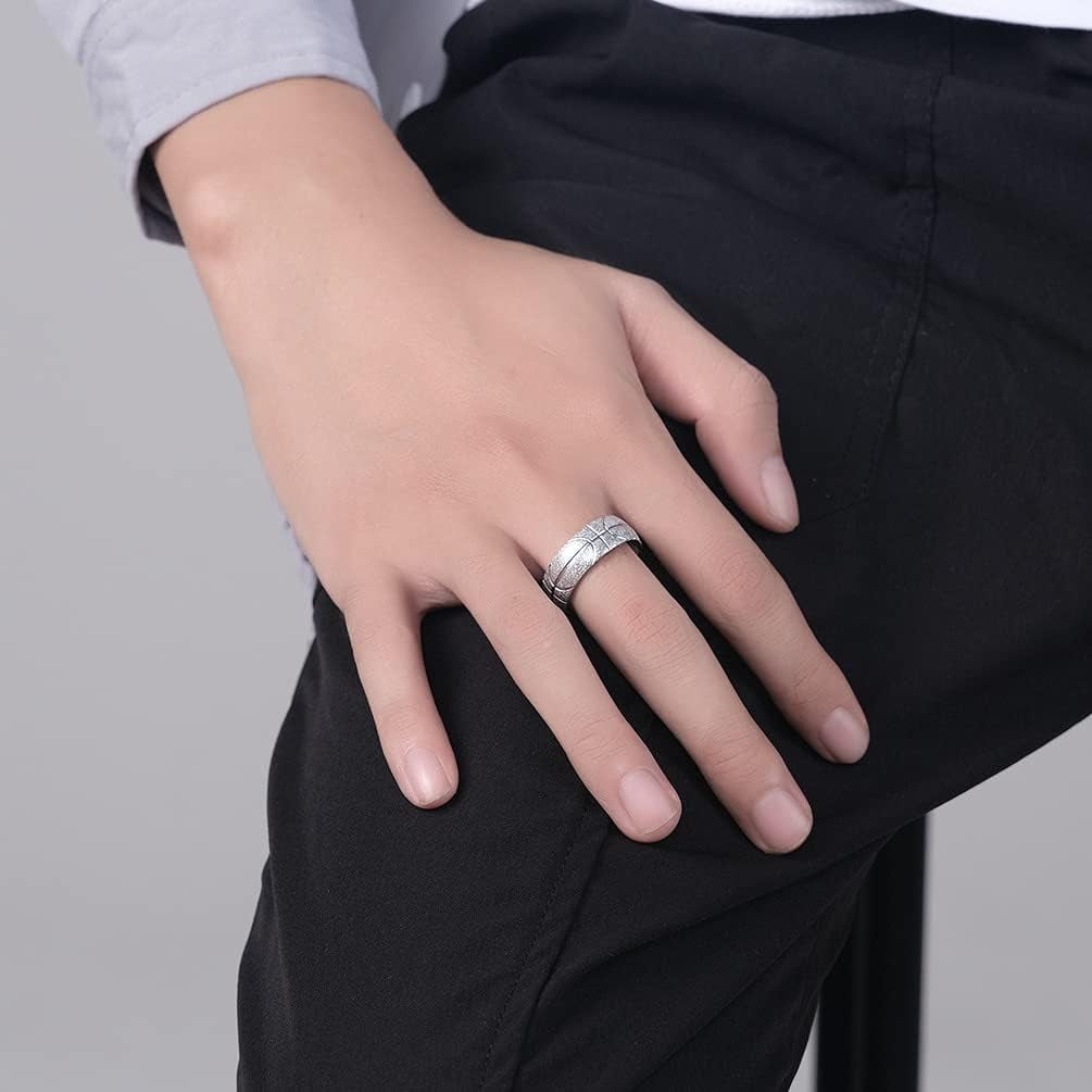 Stainless Steel Basketball Ring for Men - Basketball Sport Events Souvenir Gift for Men