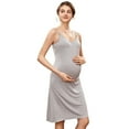 thumbnail image 2 of Pretty Comy Labor/Delivery/Hospital Gown Maternity Dress Nursing Nightgown Sleepwear for Breastfeeding, 2 of 7