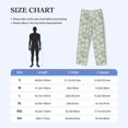 thumbnail image 4 of Hirioo Daisies Flowers for Men's PJ Pajama Pants Sleep Pants Men's Home Trousers with Pockets,S-3XL-XX-Large, 4 of 6
