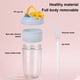 thumbnail image 3 of Moyic Botella de agua con pajita, portátil, para hacer ejercicio, té, jugo, Sippy, taza para beber, Camping, oficina, escuela, estudiantes, vasos de Cocina y Comedor Azul Moyic HA062637-01B, 3 of 6