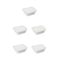 thumbnail image 2 of Inteprter Caja de papel de aluminio de 20 piezas con ranura - Fiambrera desechable segura e higiénica resistente a altas temperaturas e Type2 NO2, 2 of 6