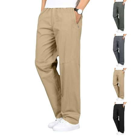 Men s Cargo Pants Outdoor Rain Pants Men Double Knee Mens Sweatpants Pantalones Para Work Pants For Men Thermal Double Knee Work Pants Pantalones Xl Beige