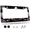 Moth and floral pattern, variant on 1 Pcs Cartoon Pandas and Bamboo License Plate Frame,License Plate Cover for Car Decorative Parts,Aluminum License Plate Bracket Holder Rust-Proof for US Standard Car