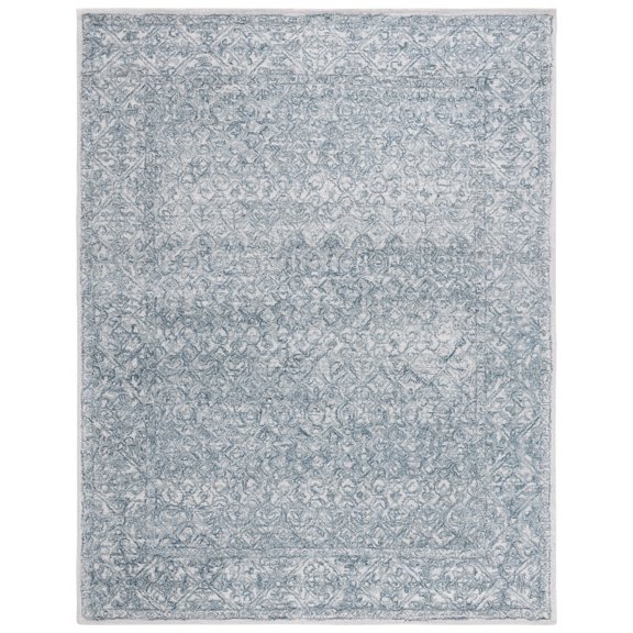 SAFAVIEH Marquee Lalit Diamond Area Rug, Blue/Grey, 8' x 10'