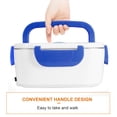 thumbnail image 2 of Electric Lunch Box 40W -Stainless office Steel Portable Food Warmer Heater Spoon and 2 Compartments Included for Car Truck and Work, 2 of 8