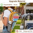 thumbnail image 5 of Xoenoiee Helicopter Print Kids Clear Backpack for Boys See Through Preschool Kindergarten Elementary School Backpack Transparent Bookbag Schoolbag Daypack with Adjustable Padded Straps, 5 of 7