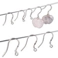 thumbnail image 3 of MasteelfCA 200 Pcs Crochets de Support Plaqués Argent pour Boucles d'Oreilles, 3 of 7