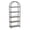 Black + Gray, variant on CazToi Arched Bookshelf, 5-Tier Tall Bookcase, Modern Freestanding Open Display Storage Rack