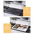 thumbnail image 2 of Large Induction Cooktop Protector Mat Merry Christmas Stove Top Covers for Electric Stove, Farmhouse Colorful Chicken Classic Plaid Decorative Stove Burner Cover Mats, Glass Top Stove Cover, 2 of 7