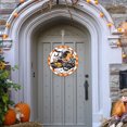 thumbnail image 3 of Fiudx Ofertas relámpago del día, solo en línea Adorno de Halloween, letrero de bienvenida, decorativo, vintage, para colgar en la pared, para el hogar y el jardín, 3 of 7