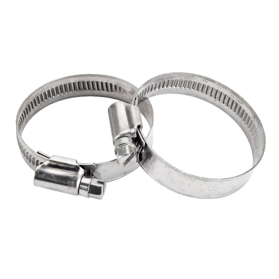 JEGS Stainless Steel Hose Clamps 1 1/4 in. to 2 in. OD