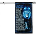 thumbnail image 6 of Christian Lion Flag, My God My Everything Flag - 4th of July, Independence Day Decorations for Home, House Flag - USA House Garden Flags Premium Polyester, Decorative Outdoor Flags, 6 of 10
