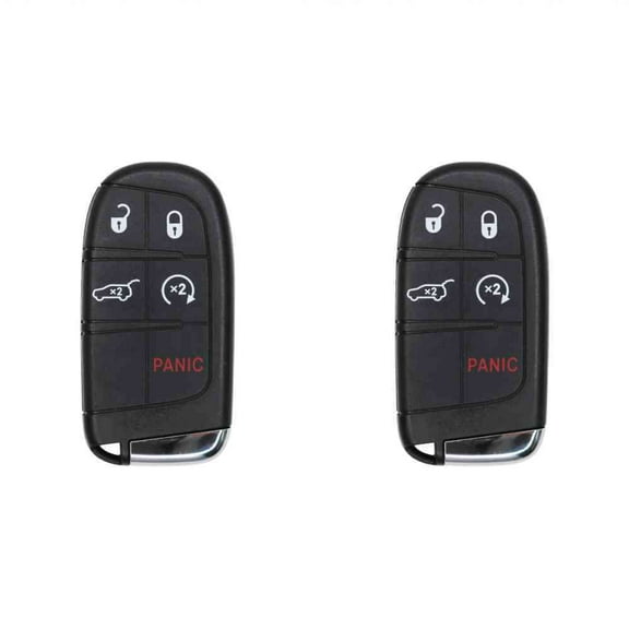 Replcament Smart Key Fob for Jeep Grand Cherokee 2014-2022 FCC M3N-40821302 M3N40821302 Part Number 68150061 68150061AC 68150061AB 68143505 Pack of 2