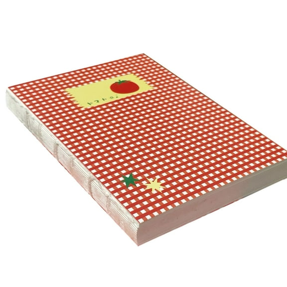 Ciwanning Lovely Tomato Notebook Thick Notepads with 96-100 Page Unlined Journal for Writing Drawing Sketching Journaling Mind Map