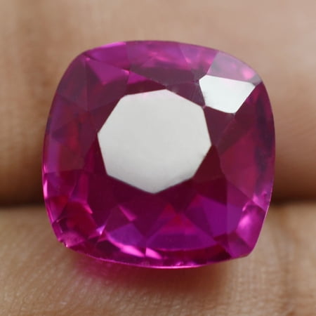Amazing Natural Pink SAPPHIRE Square 11.80 Ct CERTIFIED Loose Gemstone For Ring