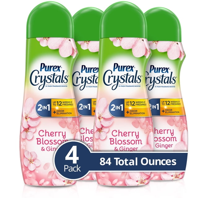 Potenciador de fragancias y aromas Purex Crystals de In-Wash, 620 ml (x4)