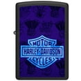 thumbnail image 2 of Zippo 48600 Harley-Davidson Black Light Logo Windproof Lighter, 2 of 6