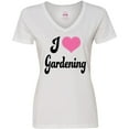 thumbnail image 3 of Inktastic Gardener I Love Gardening Women's V-Neck T-Shirt, 3 of 5