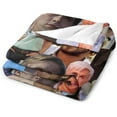 thumbnail image 4 of Blanket Ryan Star Gosling Blanket Soft Comfortable Warm Wool Blanket Fan Gift Suitable for Room Sofa Office Bed Car Camping Sofa Decoration Comfortable Plush Beach 30"x40", 4 of 6
