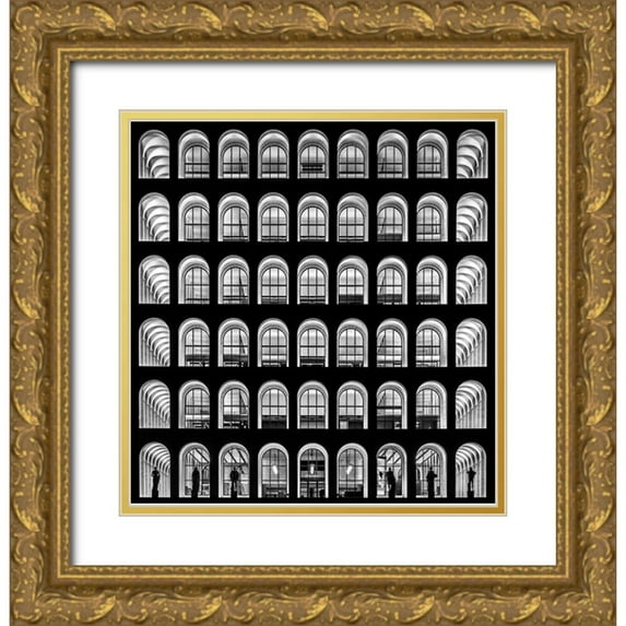 Cuomo, Massimo 12x12 Gold Ornate Wood Framed with Double Matting Museum Art Print Titled - Untitled