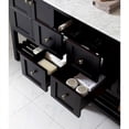 thumbnail image 5 of Winterfell 72" Double Bath Vanity in Espresso with White Marble Top and Square Sinks with Polished Chrome Faucets with Matching Mirror, 5 of 5