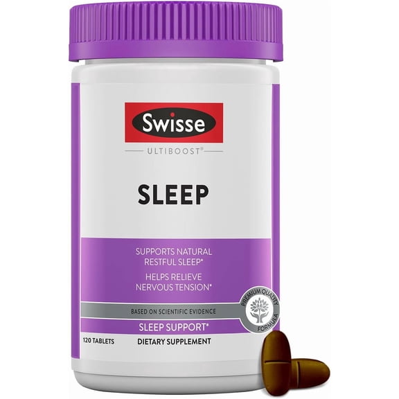 Swisse Sleep Dietary Supplement Supports Natural Restful Sleep 120 Tablets