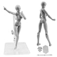 thumbnail image 2 of POINTERTECK She/He Figures Body Kun Chan Set PVC Action Figure Doll Toy Gift 13cm, 2 of 2