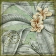 thumbnail image 3 of Goldberger, Jennifer 15x15 Black Modern Framed Museum Art Print Titled - Postmark Tropicals I, 3 of 5