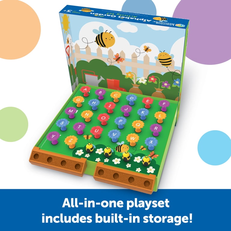 Learning Resources Alphabet Garden Activity Set - 45 Pieces