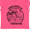 thumbnail image 4 of Inktastic Summer Vacation Mode Carmel Beach California Boys or Girls Toddler T-Shirt, 4 of 5