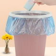 thumbnail image 5 of CCOCC 60Pcs Trash Bags 2 Gallon Handle Garbage Bags Trash Can Liners Bathroom Bedroom Office Car Home Waste Plastic Trash Can Liners, 5 of 6